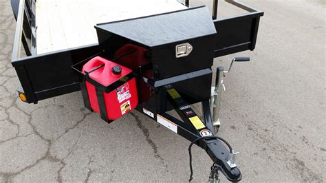 utility trailer gas can holder